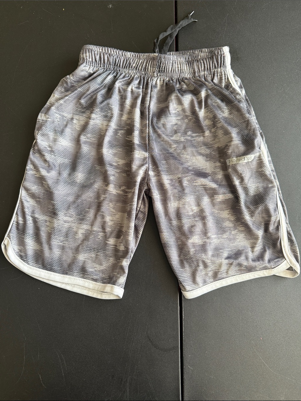Hind Gray Camo Mesh Kids' Athletic Shorts